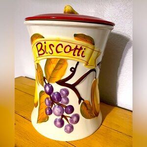 Biscotti Storage Pottery Jar